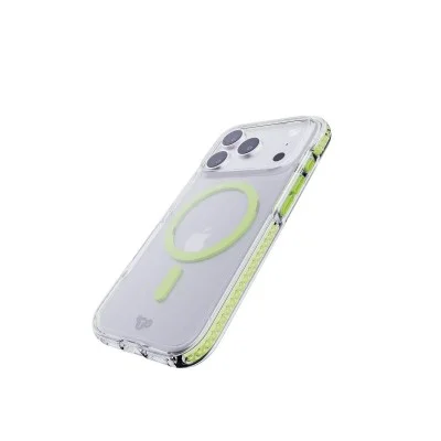 Tech21 Appleiphone 17 Pro Max Evocrystal W/Magsafe Clear/Glow Green